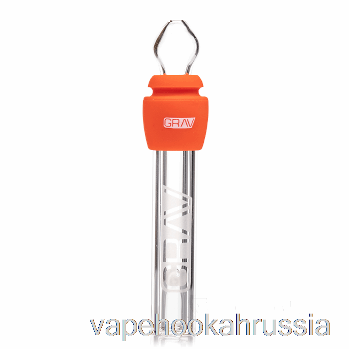 Vape Russia Grav Glass тупой с силиконом алый оранжевый
